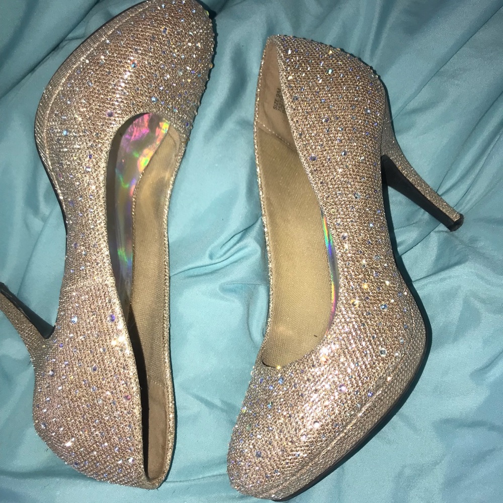 Gold heels